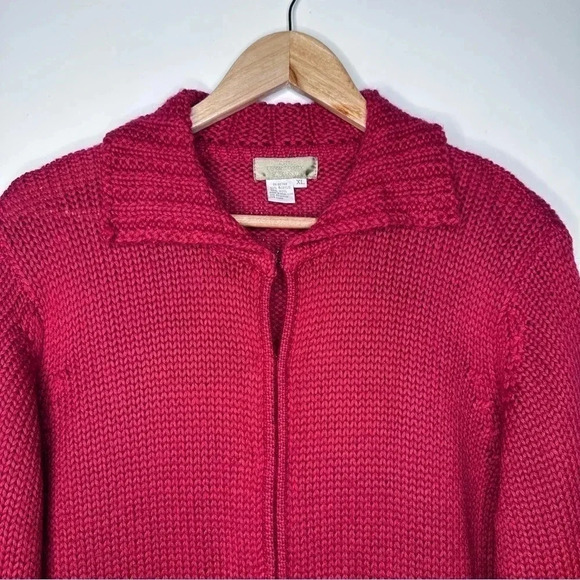 The Territory Ahead Women’s Red Wool Blend Sweater Size XL - Picture 6 of 8